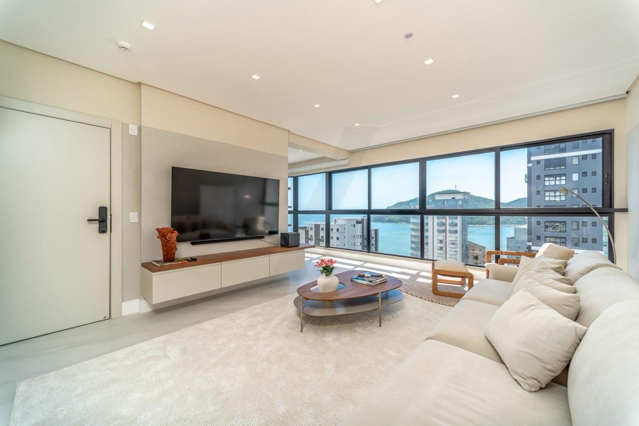 Apartamento South Beach na Barra Sul com 4 Suítes e Mobiliado