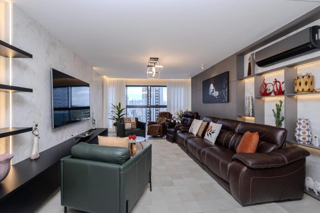 Apartamento Ocean Muller na Avenida Brasil Mobiliado e Decorado